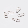201 Stainless Steel Chain Tabs STAS-E081-03-1