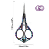 420 Stainless Steel Retro-style Sewing Scissors for Embroidery TOOL-WH0127-16M-2
