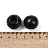 Spray Painted Wood European Beads WOOD-F017-05D-3