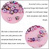 Acrylic & Resin & Polymer Clay Rhinestone European Beads FPDL-NB0001-02C-4