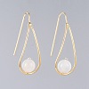 Natural Gemstone Dangle Earrings EJEW-JE03595-2