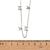 Mother's Day 304 Stainless Steel Letter MAMA Pendant Necklaces for Women NJEW-Z117-01P-3