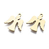 201 Stainless Steel Charms STAS-T044-214G-2