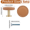 6Pcs Imitation Leather Jewelry Box Drawer Handles FIND-CL0001-69A-2