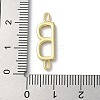 Rack Plating Brass Connector Charms KK-P245-07G-B-3