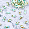 50Pcs Synthetic Turquoise Beads TURQ-SC0001-37-7