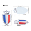 Zinc Alloy Enamel Car Stickers DIY-FH0001-19A-2