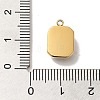 304 Stainless Steel Glass Pendants X-STAS-L022-062G-06-3