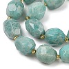 Natural Amazonite Beads Strands G-P541-A01-11-3