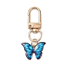 Butterfly Alloy Enamel Pendant Decorations KEYC-JKC00925-4