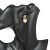 304 Stainless Steel Stud Dangle Earrings EJEW-JE07240-01-2
