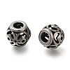 304 Stainless Steel European Beads STAS-D191-06D-AS-1