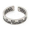 Alloy Cuff Rings for Women Men RJEW-A034-01AS-2