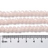 Baking Painted Imitation Jade Glass Bead Strands DGLA-A034-J8MM-A41-5