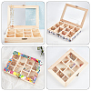 Wooden Storage Box CON-WH0081-06-6