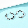 316 Stainless Steel Hoop Nose Rings AJEW-C044-05C-AS-2
