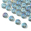 Electroplate Glass Beads EGLA-YW0005-01C-1