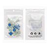 2 Sets 2 Styles Golden Plated Alloy Enamel Charms ENAM-YW0001-28C-8