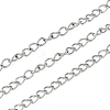 Tarnish Resistant 304 Stainless Steel Curb Chains CHS-R005-100m-01-1