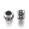 304 Stainless Steel European Beads OPDL-G010-02AS-1