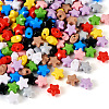  200Pcs 10 Colors Opaque Acrylic Beads OACR-TA0001-42-3