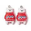 Christmas Theme Opaque Resin Pendants FIND-E025-21-2