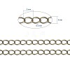 Brass Twisted Chains CHC-Q001-5x4mm-AB-6