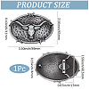 1Pc Tibetan Style Alloy Belt Buckles FIND-GF0009-31AS-2