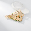 Christmas Tree Resin Brooch Pin with Rhinestone XMAS-PW0001-266-2