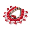 Glass Seed Beads Big Pendants PALLOY-MZ00410-01-3