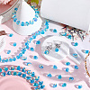 2 Strands Electroplate Glass Beads Strands EGLA-PA0001-01A-4