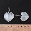 Natural Selenite Pendants G-M091-01B-3