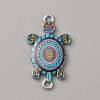 Alloy Enamel Connector Charms ENAM-WH0061-47F-1