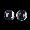 Transparent Glass Cabochons GGLA-R026-18mm-B-2