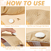 2 colors 20 sets Cloth Covered Alloy Buttons BUTT-PH0001-39-4