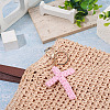 Cotton Cord Cross Keychains AJEW-TAC0031-03A-5