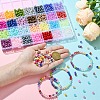 1960Pcs 28 Colors Spray Painted ABS Plastic Imitation Pearl & Transparent Acrylic Beads OACR-YW0001-90-5