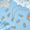 10Pcs Brass Pendants KK-BBC0021-61-4