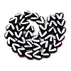 Opaque Handmade Bumpy Lampwork Beads Strands LAMP-T017-20-B07-4