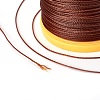 Round Waxed Polyester Cord YC-E004-0.65mm-N623-3