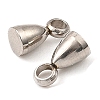Non-Tarnish 201 Stainless Steel Tail Chain Drop Charms LS-STAS-D061-04D-P-3