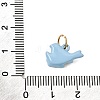 Printed 304 Stainless Steel Charms SA-CBA59B8-02B-G-3