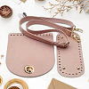 1 Set Handmade PU Leather Crochet Shoulder Bag Accessories Kits PURS-CL0001-37B-7