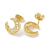 Rack Plated Brass Studs Earring EJEW-Z043-02G-2