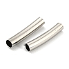 Non-Tarnish 304 Stainless Steel Tube Beads STAS-B047-27C-P-2