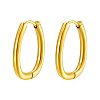 Stylish Stainless Steel Oval Hoop Earrings YV3043-2-1