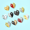 10 Sets Spray Painted Alloy Split Pendants FIND-FS0004-20-7