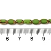Electroplate Glass Beads Strands X-EGLA-P061-02A-08-4