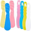 Olycraft 7Pcs 7 Style Plastic Spatulas Plastic Brushes AJEW-OC0002-82-1