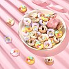 50Pcs 5 Styles Opaque Resin Cabochons RESI-CJ0002-84-5